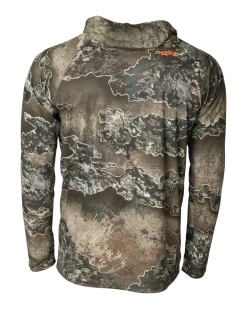 Banded Thacha 1/4 Zip Lightweight Hooded Men's Pullover | EXCAPE -Camouflage Sales Shop MJ0002 L 1 Quarter Zip Hooded Pullover Excape Back 31902.1695409823