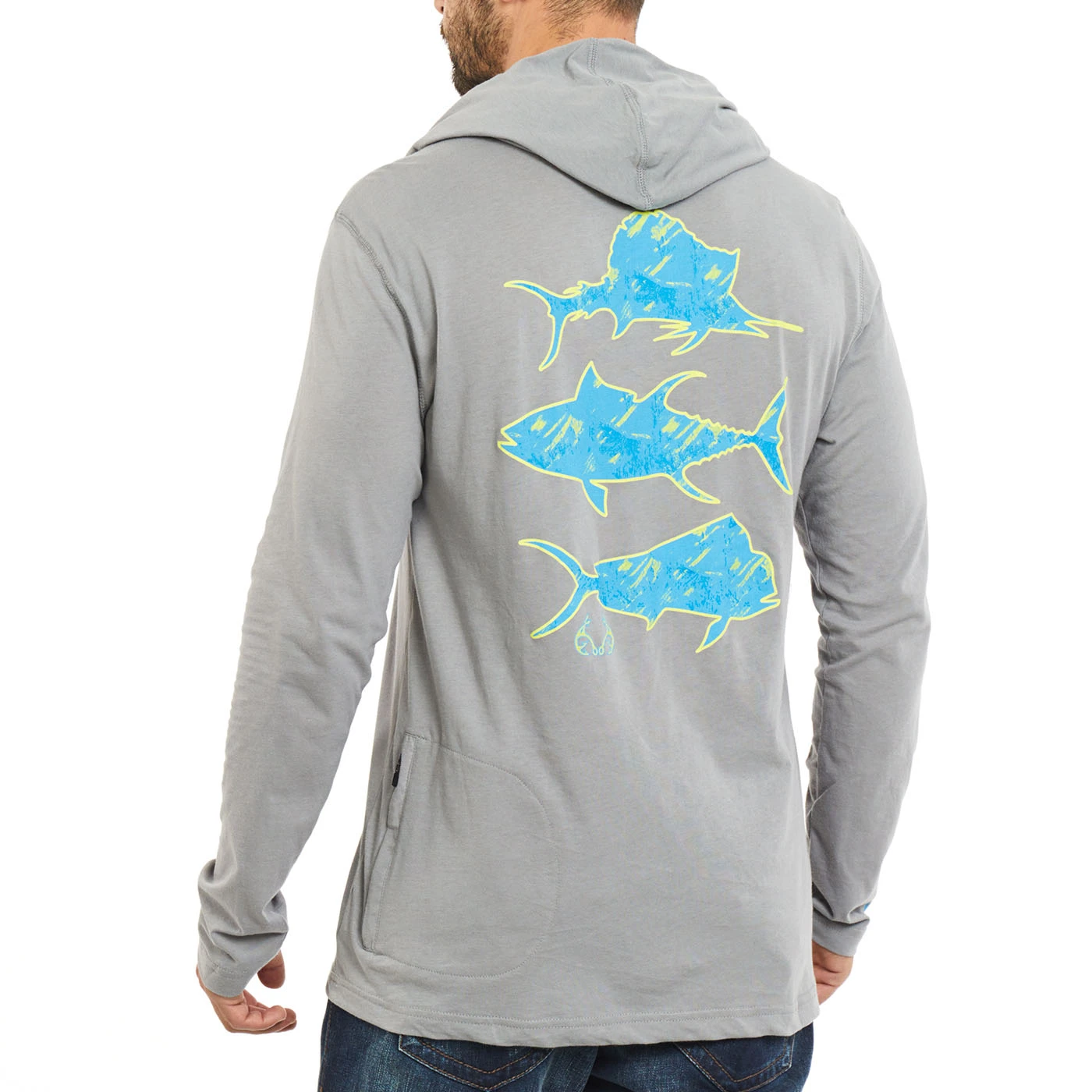 Realtree Mahi Performance Long Sleeve Hooded Shirt 3 Realtree Mahi Performance Long Sleeve Hooded Shirt
