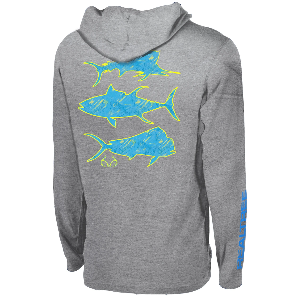 Realtree Mahi Performance Long Sleeve Hooded Shirt 5 Realtree Mahi Performance Long Sleeve Hooded Shirt - Image 3