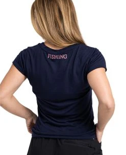 Realtree Women's Dual Blend V-neck Shirt -Camouflage Sales Shop Navy RT Vneck 880x10802 24127.1682541540