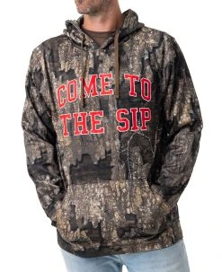 Realtree Men's Ole MissCome To The SIP Pullover Hoodie -Camouflage Sales Shop OM501 TM FRONT MAIN 24546.1684270284