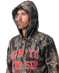 Realtree Men's Ole MissCome To The SIP Pullover Hoodie -Camouflage Sales Shop OM501 TM HOODIE 82065.1684270284