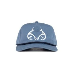 Realtree Hook Logo Blue Rope Hat -Camouflage Sales Shop R277 BL 60081.1678900876