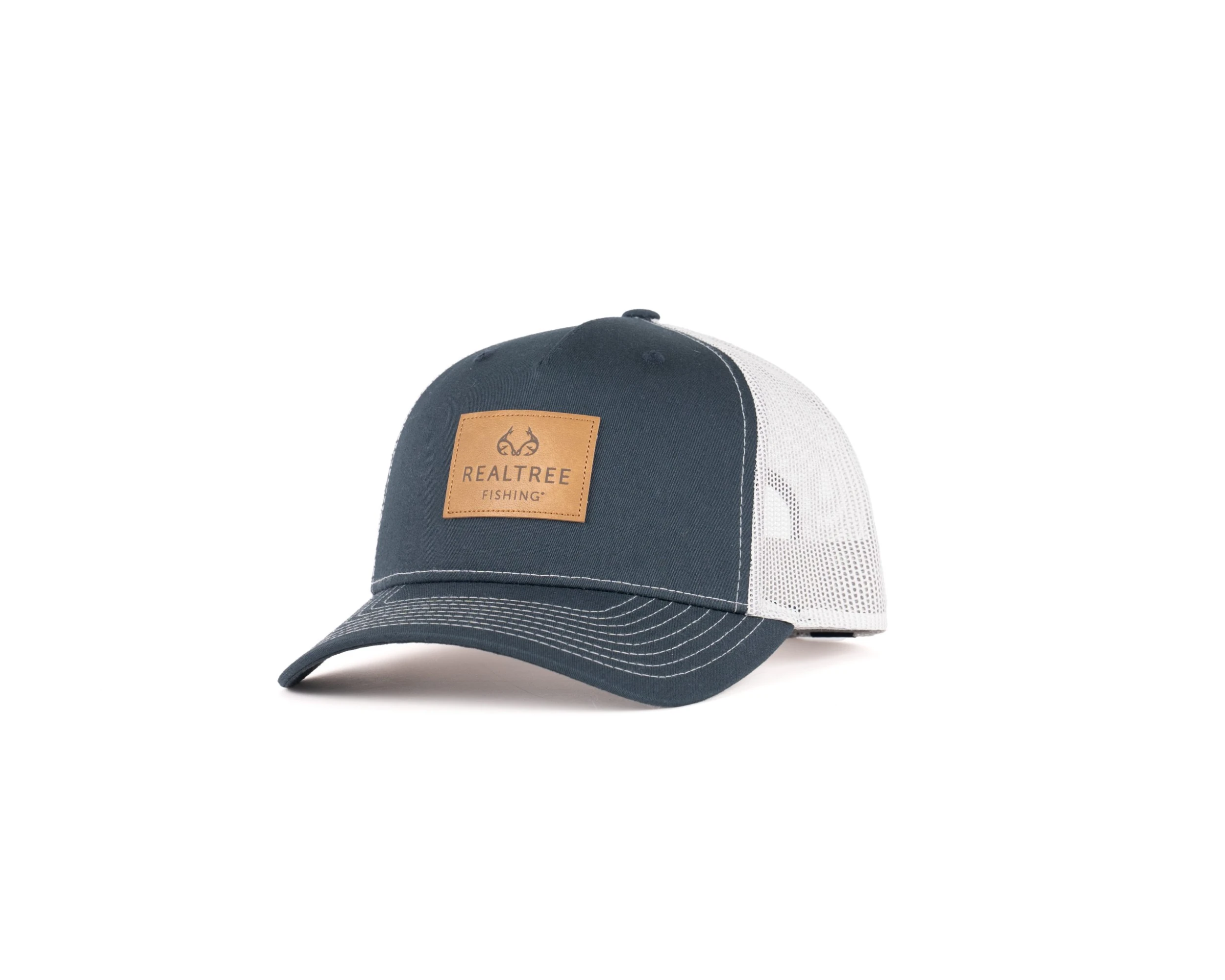 Richardson Realtree Fishing Leather Patch Blue Hat 3 Richardson Realtree Fishing Leather Patch Blue Hat