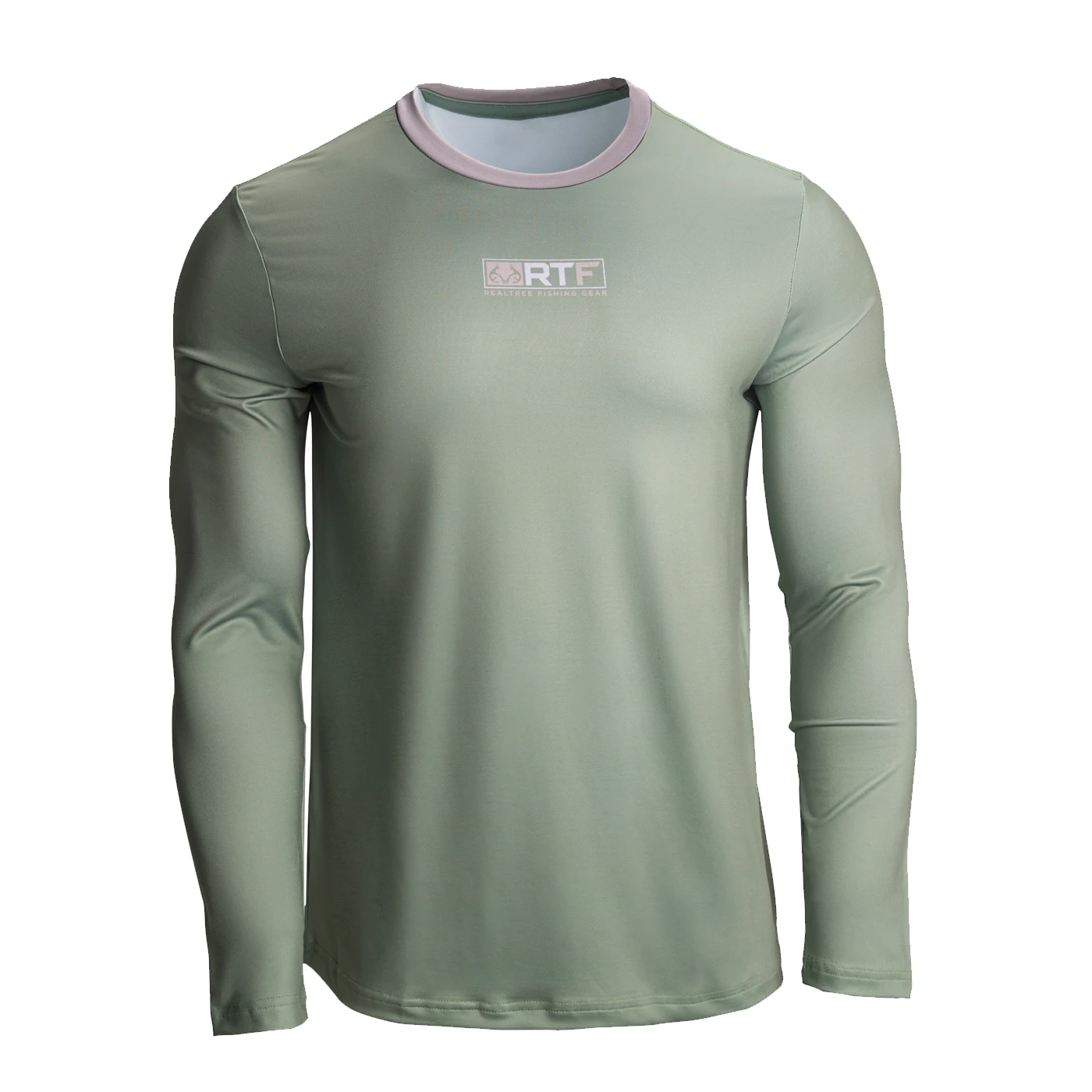 Realtree Men's RTF Green Long Sleeve Performance Shirt 5 Realtree Men's RTF Green Long Sleeve Performance Shirt - Image 3