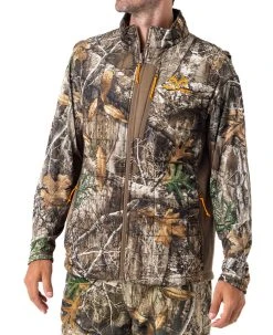 Realtree Men's Camo Pro Staff Reversible Hybrid Puffer Vest -Camouflage Sales Shop RO530 ED FULL FRONT 66375.1684270841