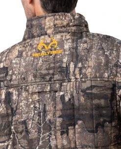 Realtree Men's Camo Pro Staff Reversible Hybrid Puffer Vest -Camouflage Sales Shop RO530 TM BACK LOGO 74547.1684270843