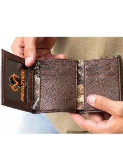 Realtree Antler Logo Trifold Wallet -Camouflage Sales Shop RO98041 BR OPEN 20218.1684271480