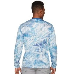 Realtree Men's Gulf Stream Performance Fishing Long Sleeve Shirt -Camouflage Sales Shop RRTTL11186 BACK 20954.1674147716