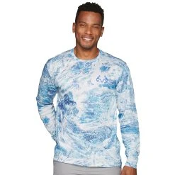 Realtree Men's Gulf Stream Performance Fishing Long Sleeve Shirt -Camouflage Sales Shop RRTTL11186 FRONT 35990.1674147696