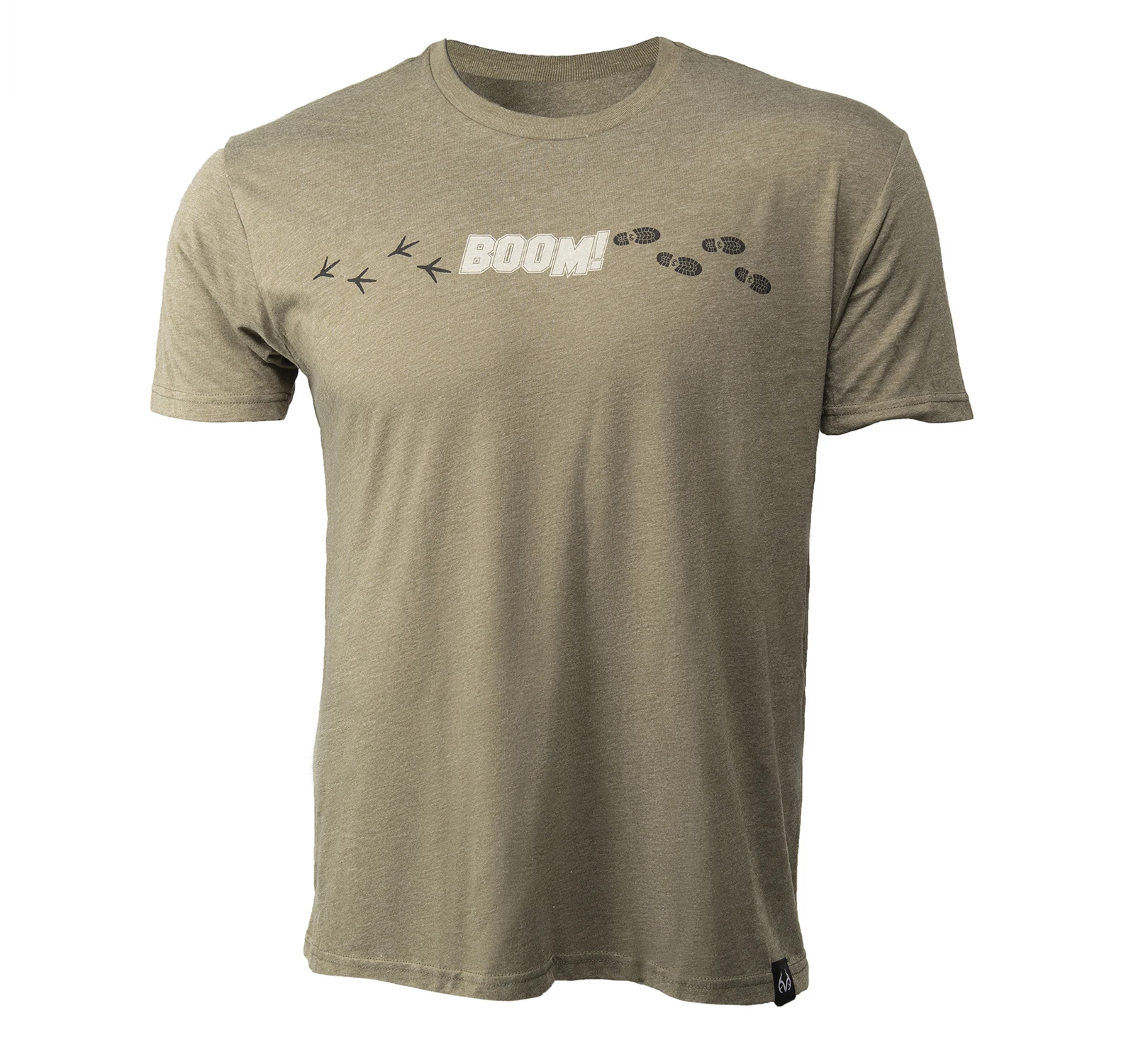 Realtree Men's BOOM Short Sleeve Green Shirt 3 Realtree Men's BOOM Short Sleeve Green Shirt