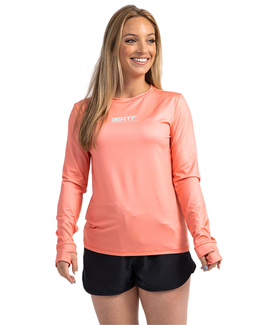 Realtree Women's RTF Coral Long Sleeve Performance Shirt 3 Realtree Women's RTF Coral Long Sleeve Performance Shirt