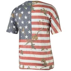 Realtree Men's Camo Independence Shirt -Camouflage Sales Shop Realtree Mens Camo Independence Tee back 74540.1623708666