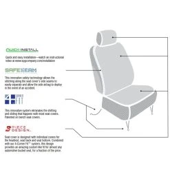 SPG Ice Blue Lowback Seat Cover | Xtra Colors -Camouflage Sales Shop Seat Cover Low Back Technology 24287.1618860729