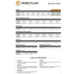 ScentLok Savanna AERO Attack V2 1/4 Zip Shirt -Camouflage Sales Shop Size Chart 00932.1662604553