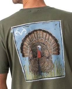 Realtree Comfort Colors Turkey Men's Green Shirt 12 Realtree Comfort Colors Turkey Men's Green Shirt -Camouflage Sales Shop TK101 GR BACK GRAPHIC 76134.1684271862