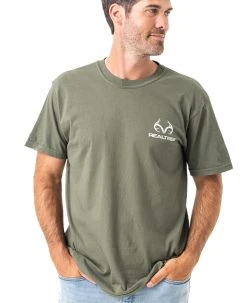 Realtree Comfort Colors Turkey Men's Green Shirt 10 Realtree Comfort Colors Turkey Men's Green Shirt -Camouflage Sales Shop TK101 GR FRONT 71511.1684271862