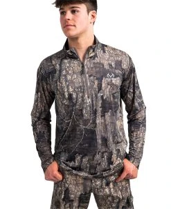 Realtree Meshback 1/4 Zip Performance Men's Shirt | Timber -Camouflage Sales Shop Timber Shirt and Pants 880x10802 81129.1682430057