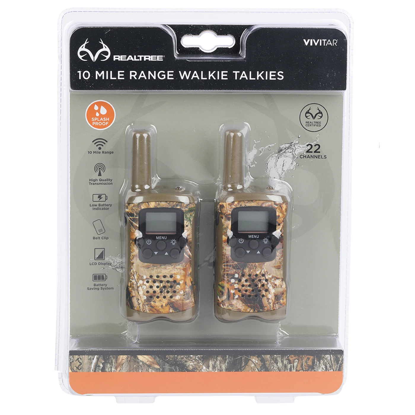 Realtree 10 Mile Camo Walkie Talkies 4 Realtree 10 Mile Camo Walkie Talkies - Image 2