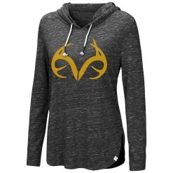 Realtree Women's Side Slit Hooded Shirt -Camouflage Sales Shop Womens Side Slit Hooded Shirt 62878.1560807022