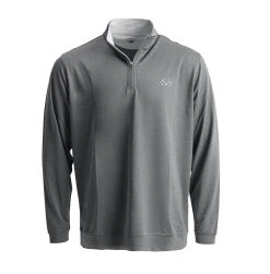 Realtree Men's Exclusive Charcoal Pro Staff 1/4 Zip Lightweight Pullover