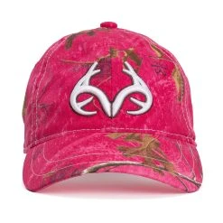 Realtree Women's Colors Camo Antler Logo Hat | Xtra -Camouflage Sales Shop hp front 78463.1631048754