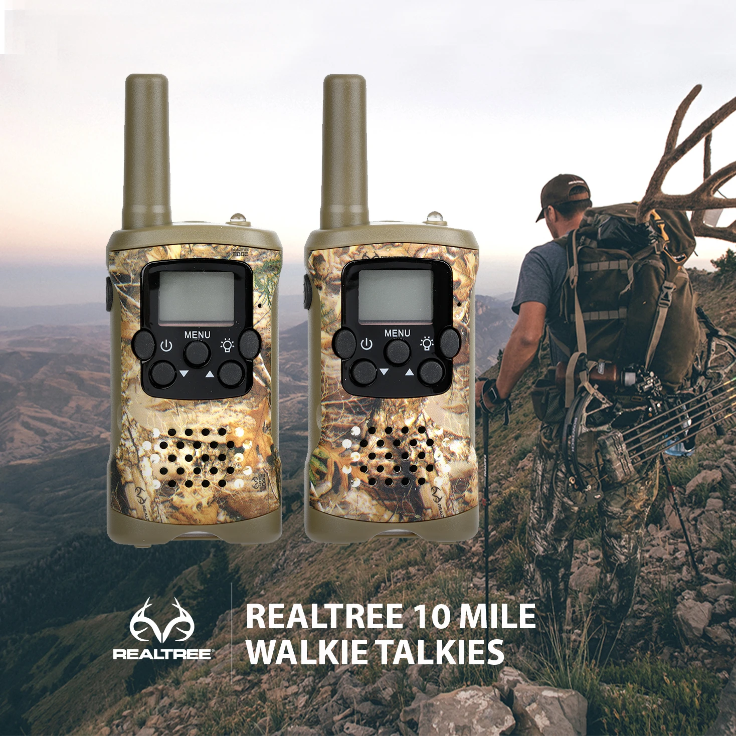Realtree 10 Mile Camo Walkie Talkies 5 Realtree 10 Mile Camo Walkie Talkies - Image 3