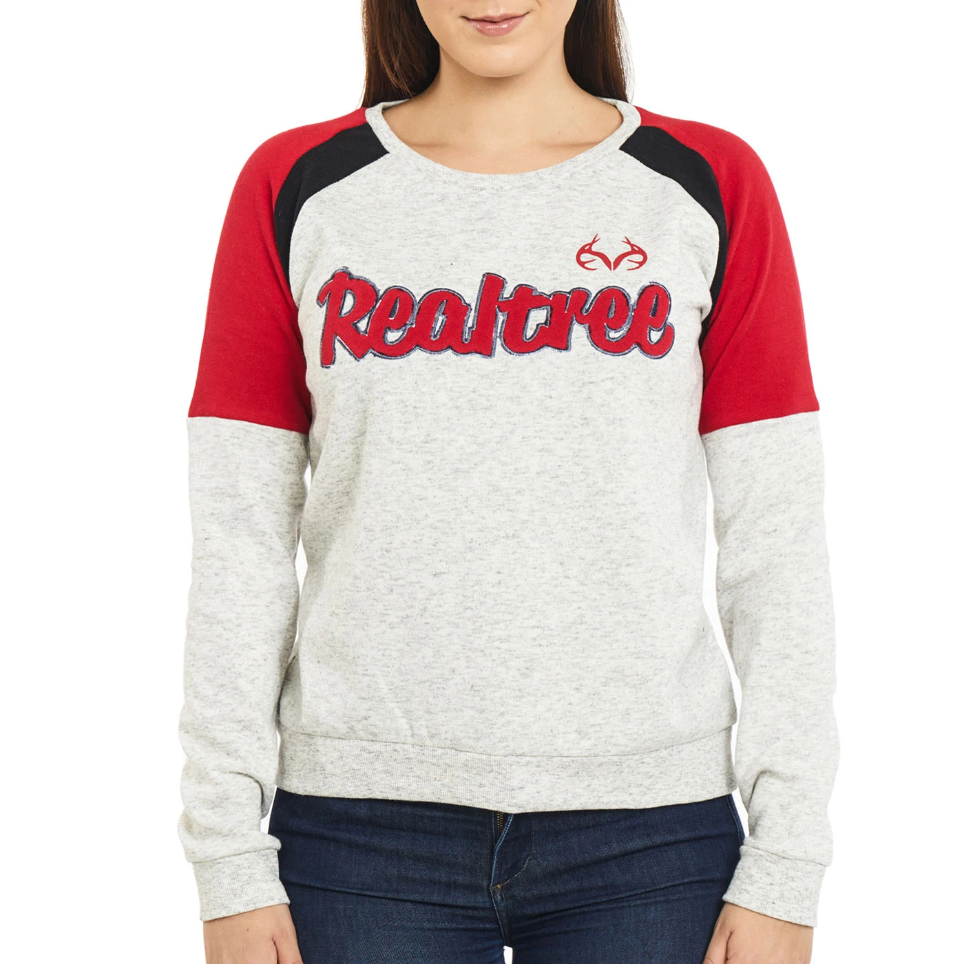 Realtree Women's Crewneck Fleece Sweatshirt 3 Realtree Women's Crewneck Fleece Sweatshirt